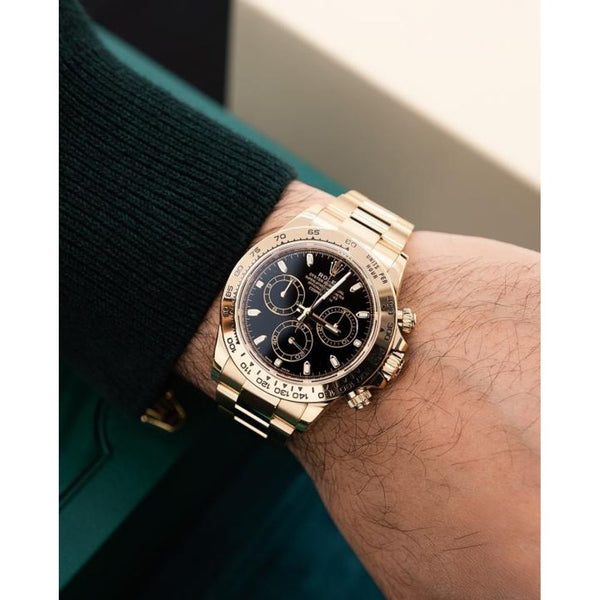 Rolee_x Oyster Perpetual Daytona Chosmograph Gold-Black