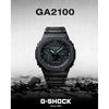 Casio g shock ga2100 black and green