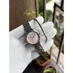 Daniel Wellington Petite Lumine Silver Rose Pink with Classic Silver Bracelet