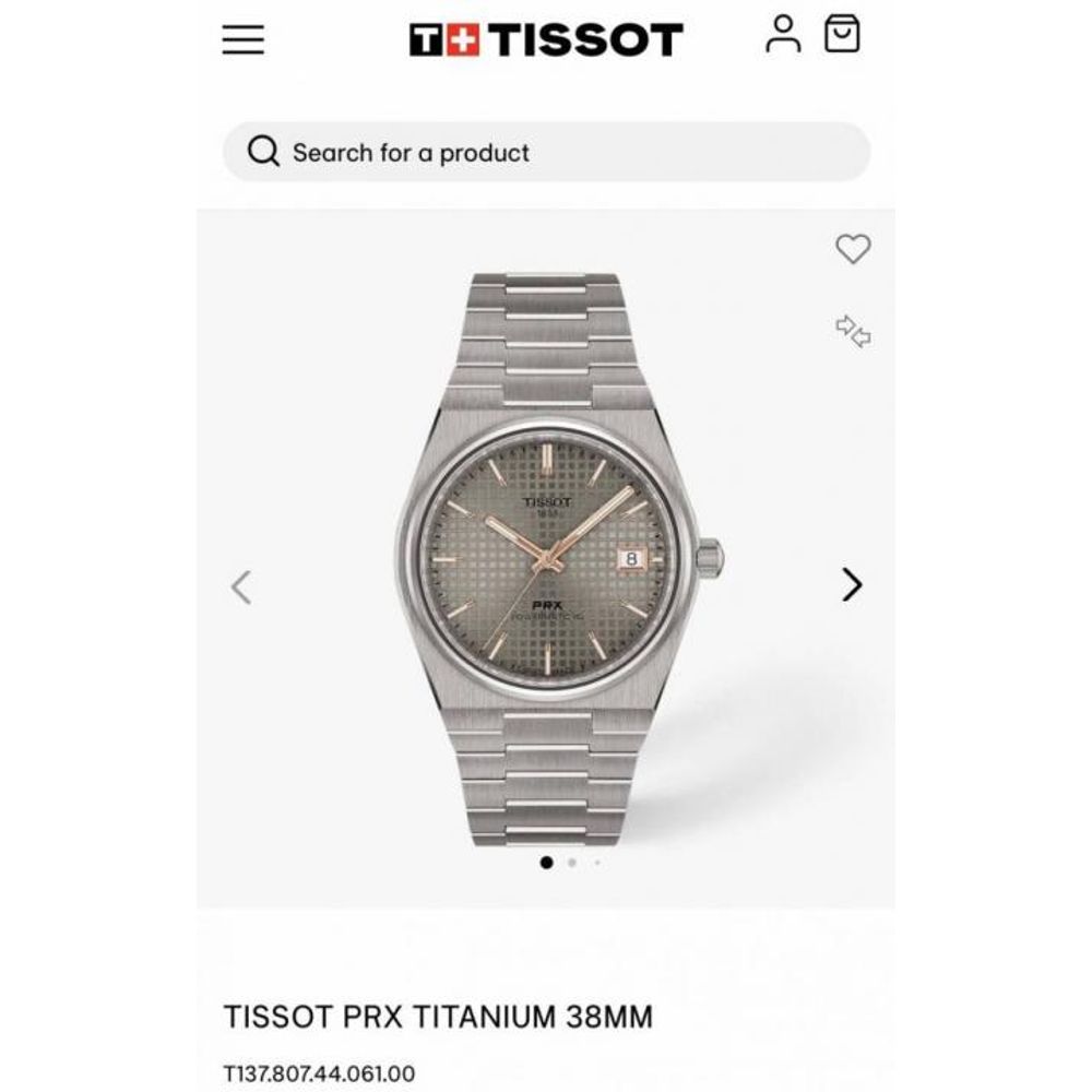 Tisso PRX Powermatic 1853 (AAA 1st Quality) Stainless steel