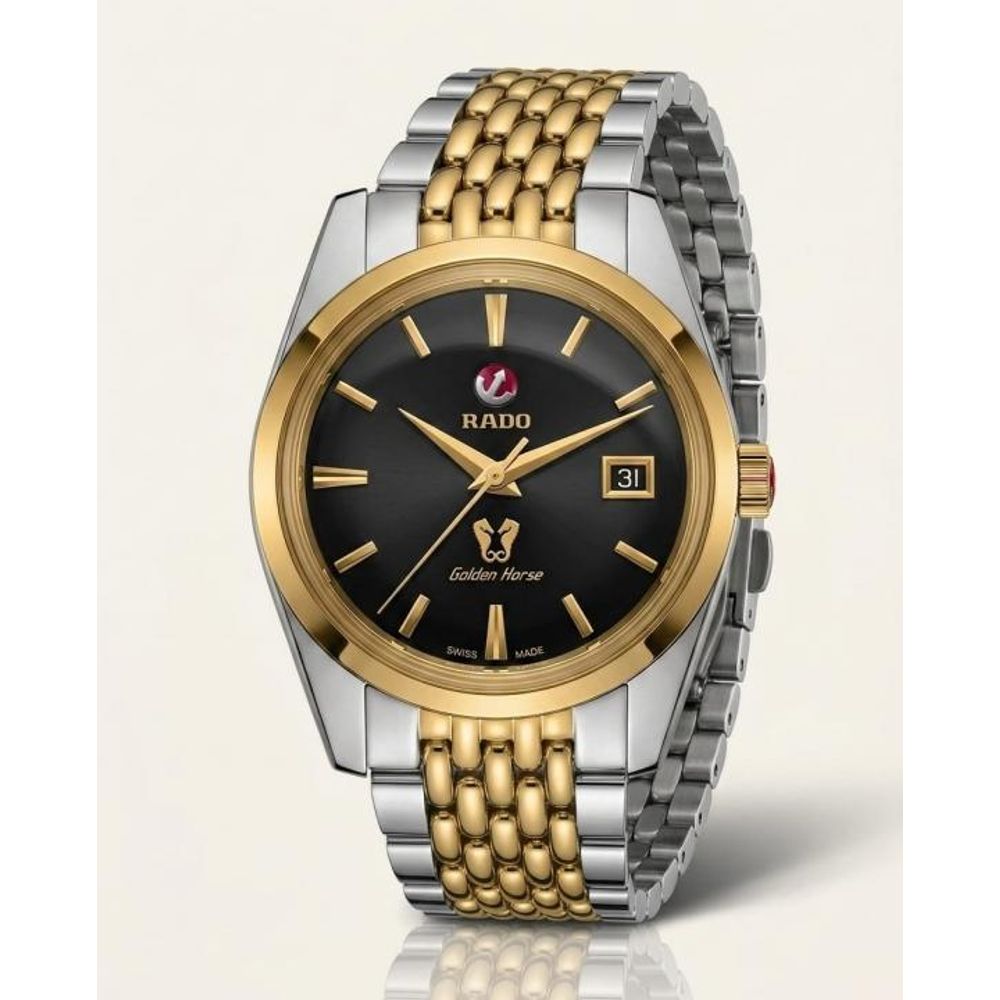 Raado Golden Horse Automatic 2 ton gold black
