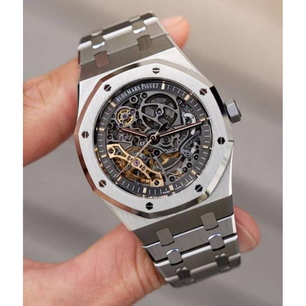 Audemars piguee_t Royal Oak Skeleton Automatic silver