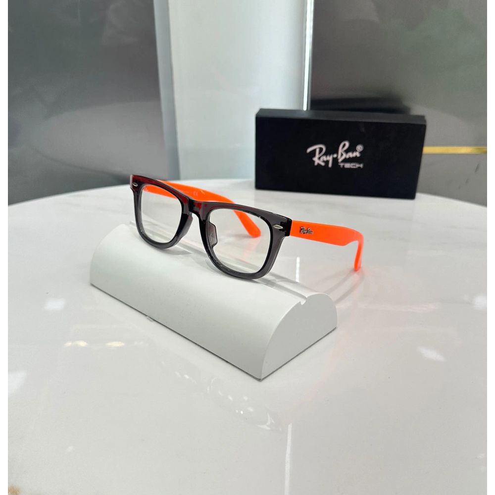 RayBan Orange Grey Premium Glasses 2140