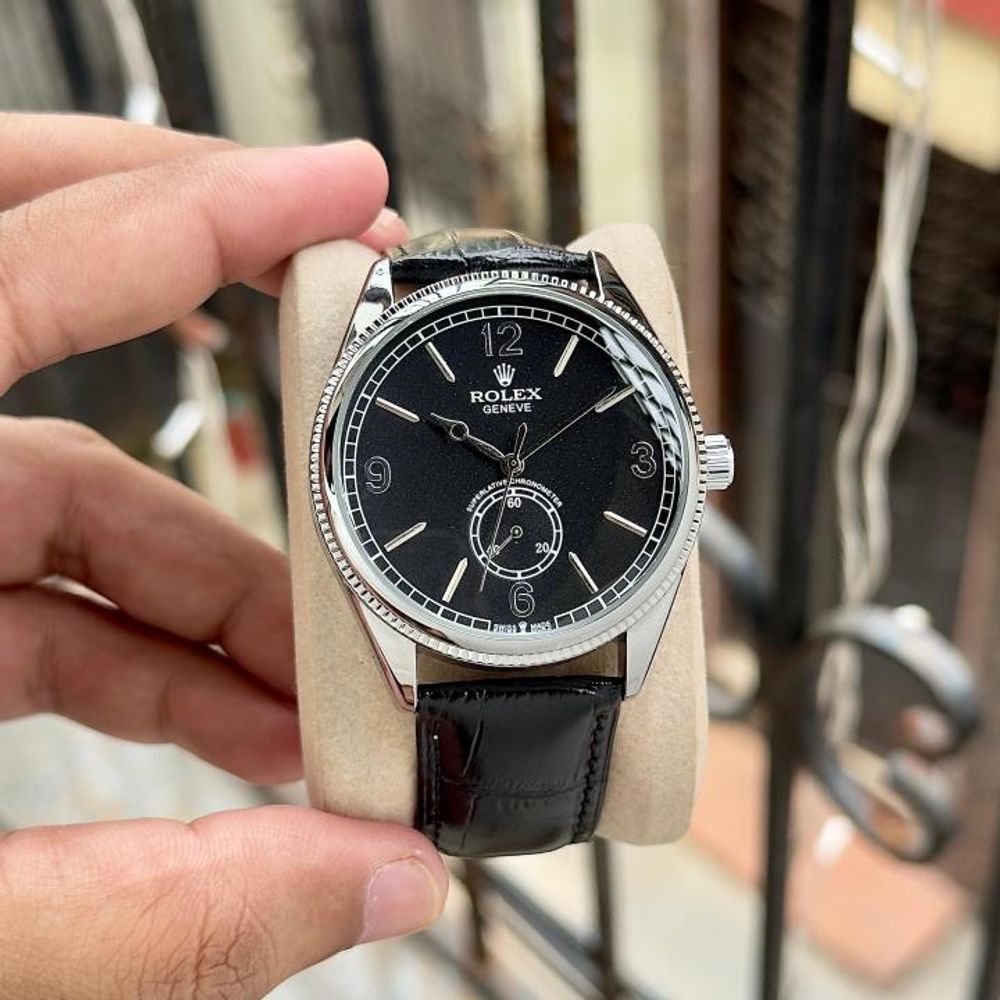 ROLEEX 1908 AUTOMATIC BLACK SILVER 1118