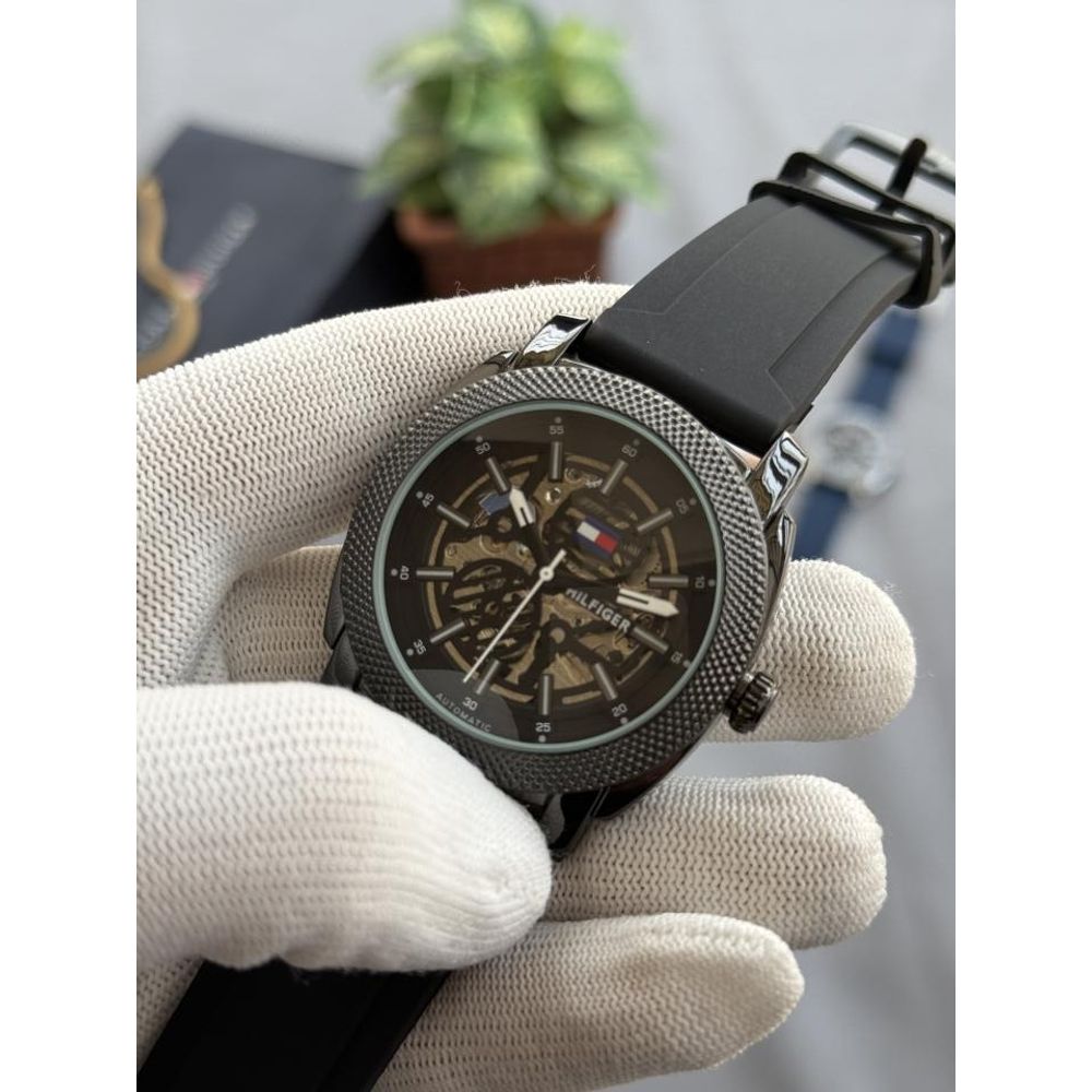 Tommmy Hilfiger Automatic Skeleton Blue W496