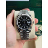 Rolee_x Oyst uuer Perpetual Date Just Silver-Black
