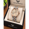 EMPHORIO ARRWA%! WOMEN TWO TONE GREY DIAL AT347