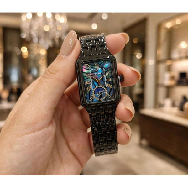 FOSIL RAQUEL BLACK WATCH FOR HER 977