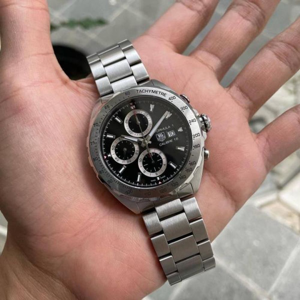 Tag Huer Formula 1 Bettry Chronograph silver Black