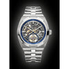 Vacheron Constentin Overseas Tourbillon Skeleton silver blue