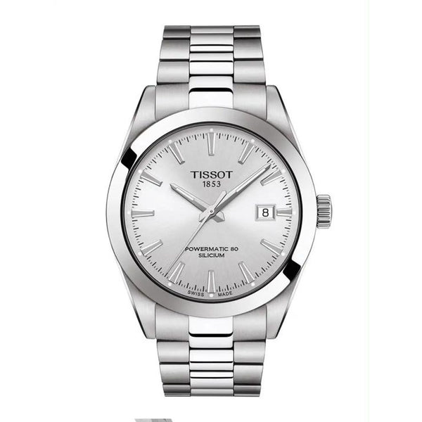 TISOT POWERMATIC 80 AUTOMATIC MENS GREY 1114