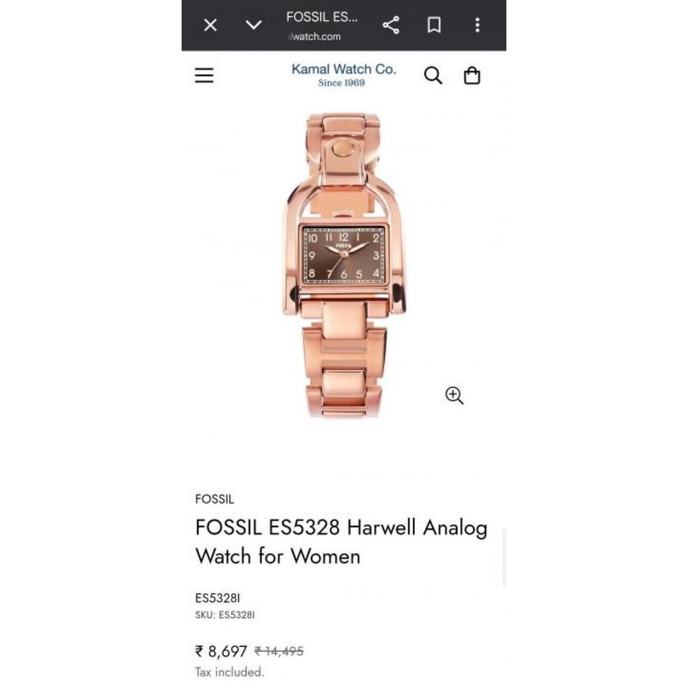 Fosil Watch For Her 500