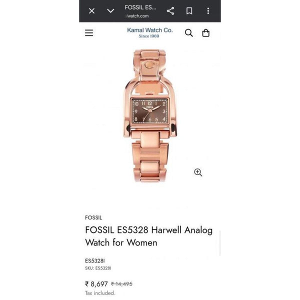 Fosil Watch For Her 500