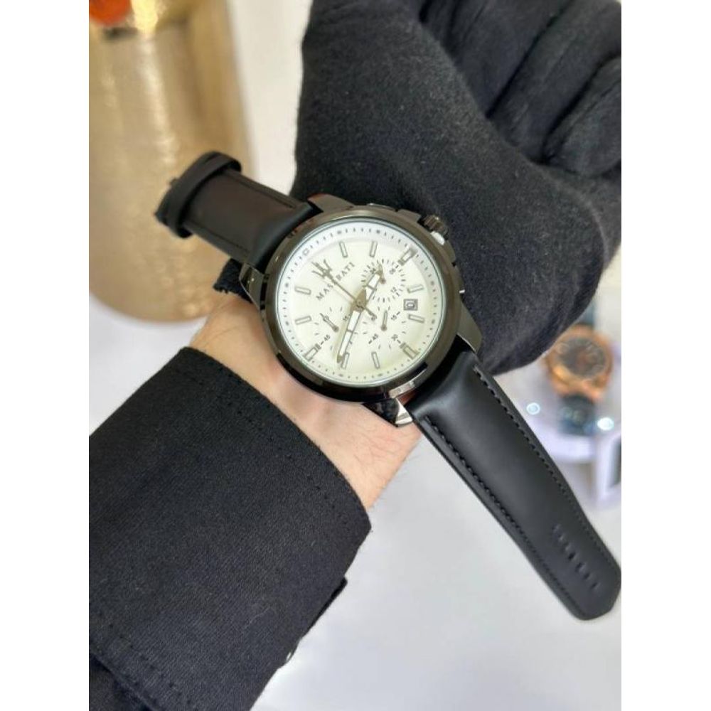 Maserati Chronograph 1st Quality AAA Black White