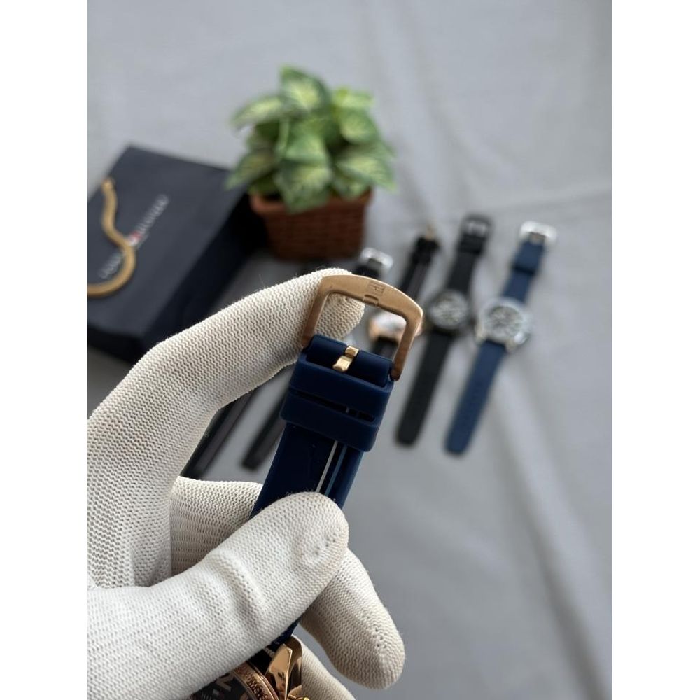 Tommy Decker All Chronograph Working Blue
