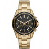 Armaani Exchange 100 Meters Golden Black Dial