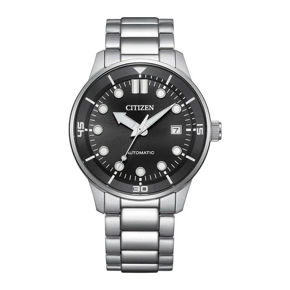 Citizen NJ0191 Silver Black Premium Quartz Watch