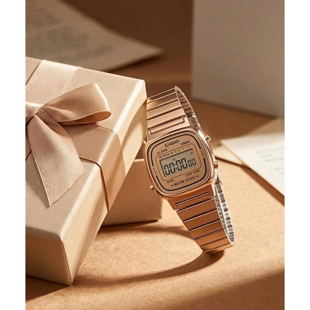 Casio Womens Vintage LA670 Copper
