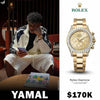Rolee_x Oyster Perpetual Daytona Chosmograph Gold Gold