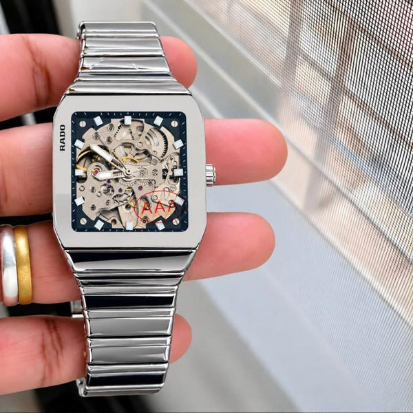 Raado Anatom Automatic Skeleton Silver Black