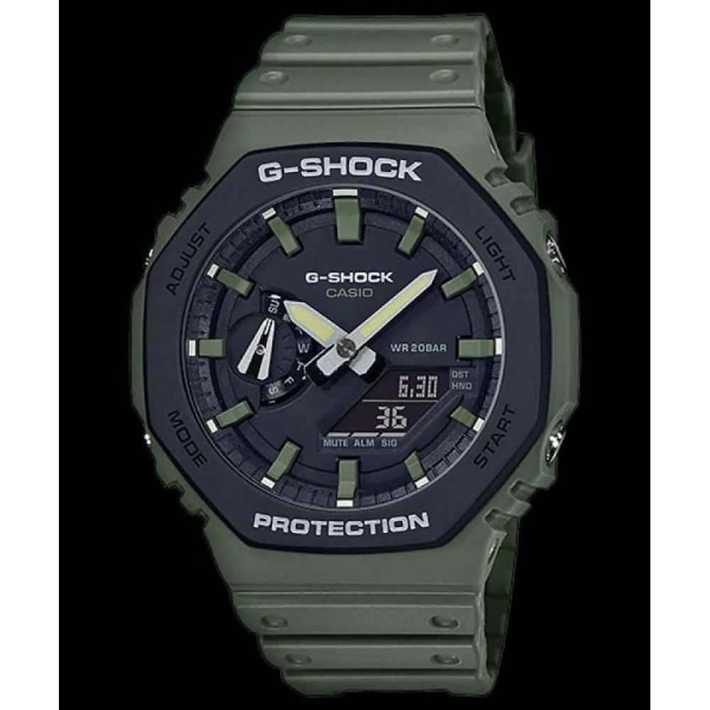 Casio G Shock Ga2100 full green