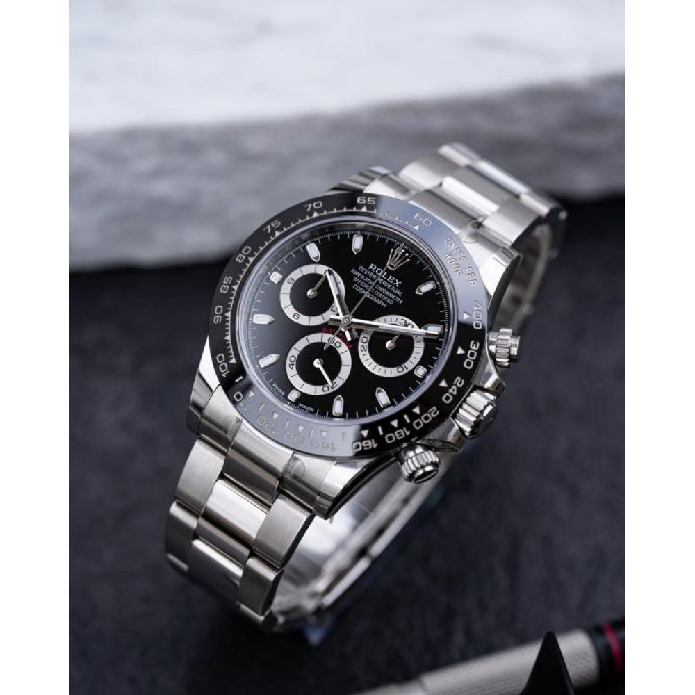Rolee_x Oyster Perpetual Daytona Chosmograph Silver-Black