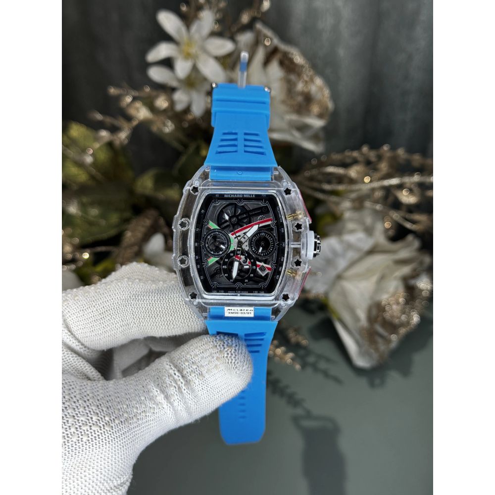 Richard Mille McLaren Sky Blue Premium Chronograph Watch