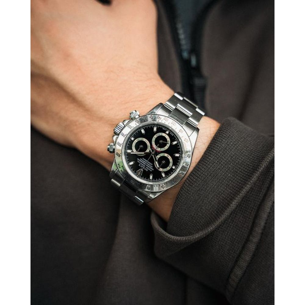 Rolee_x Oyster Perpetual Daytona Chosmograph Silver-Black