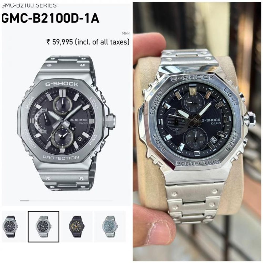 Casio G-Shock GMC-B2100ZE-1AJR Silver-Black