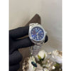 Role x Oyster Perpetual Day Date Blue Dial Metal Watch
