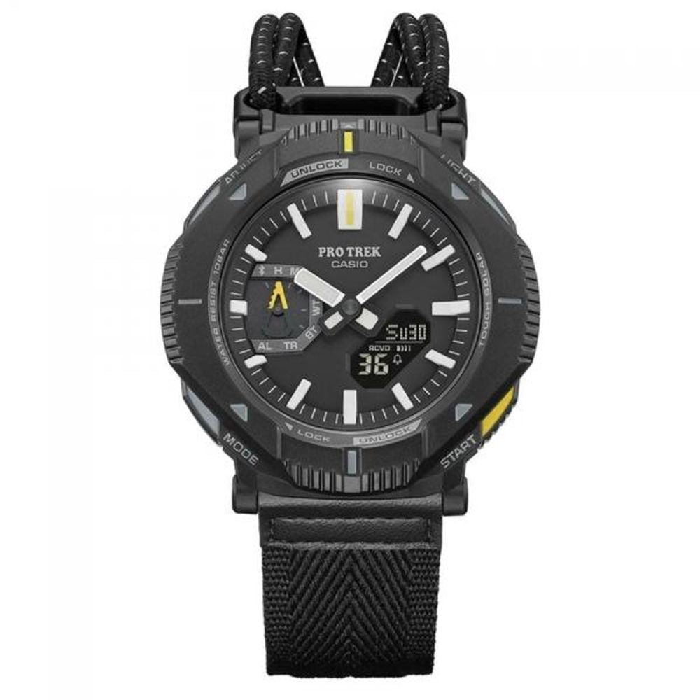Casio Pro Trek PRJ-B001B-2 black white yellow