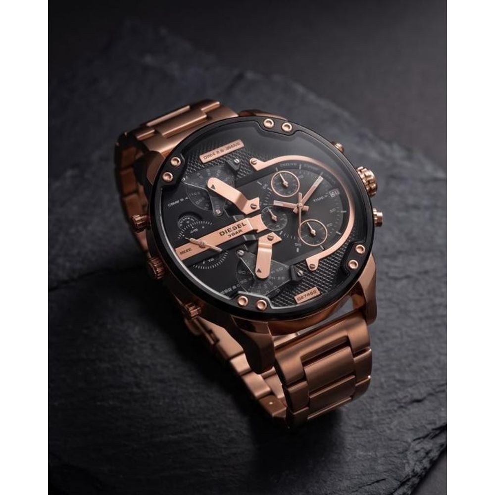 Diesal Mr. Daddy 2.0 Chronograph Watch Japan watch heavy quality