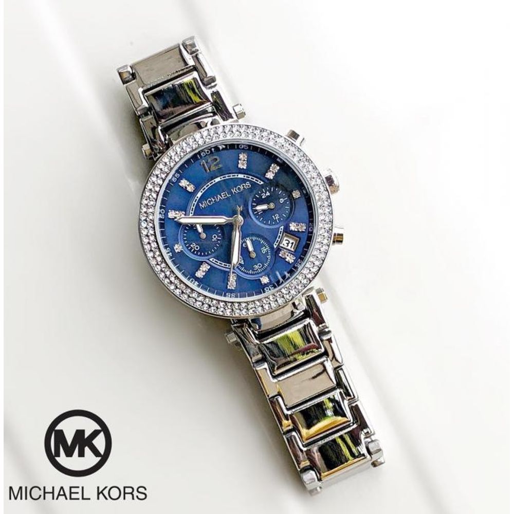 Micheal KorsParker Japan Heavy Quality Silver Blue