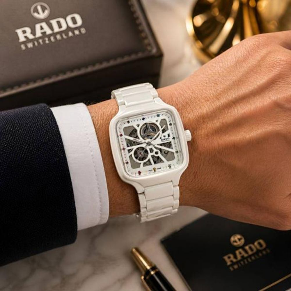 Radd_oTrue Square ceramic Automatic Open Heart Rainbow