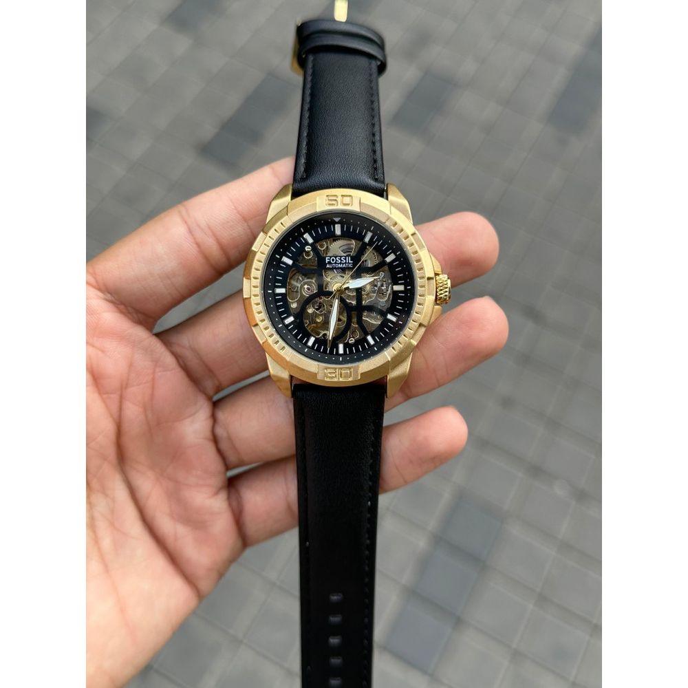 Fossi l Bronson Leather Gold
