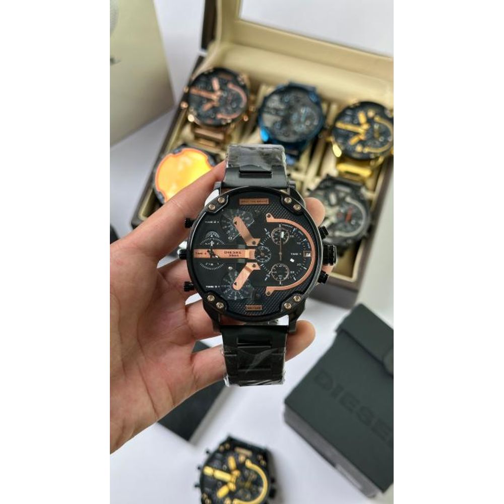 Diesal Mr. Daddy 2.0 Chronograph Watch Japan watch heavy quality