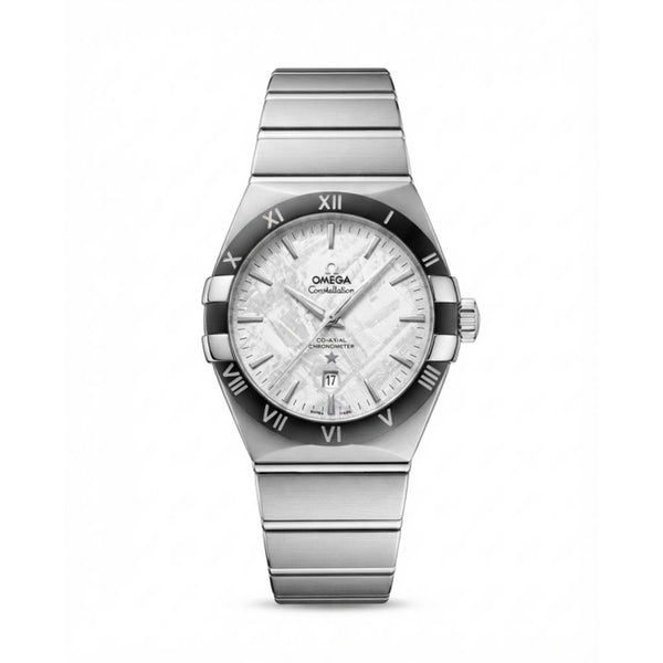 Omegg_a Constellation Co-Axial Chornometer Silver Textured Dial