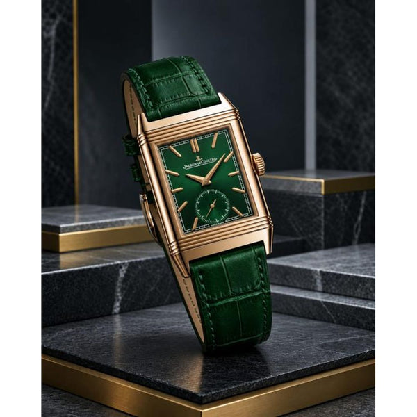 Jaegar-Le Coultre Reverso Tribute Duoface Small Seconds green