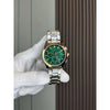 Omeg a Dual Tone Green Premium Chronograph Watch