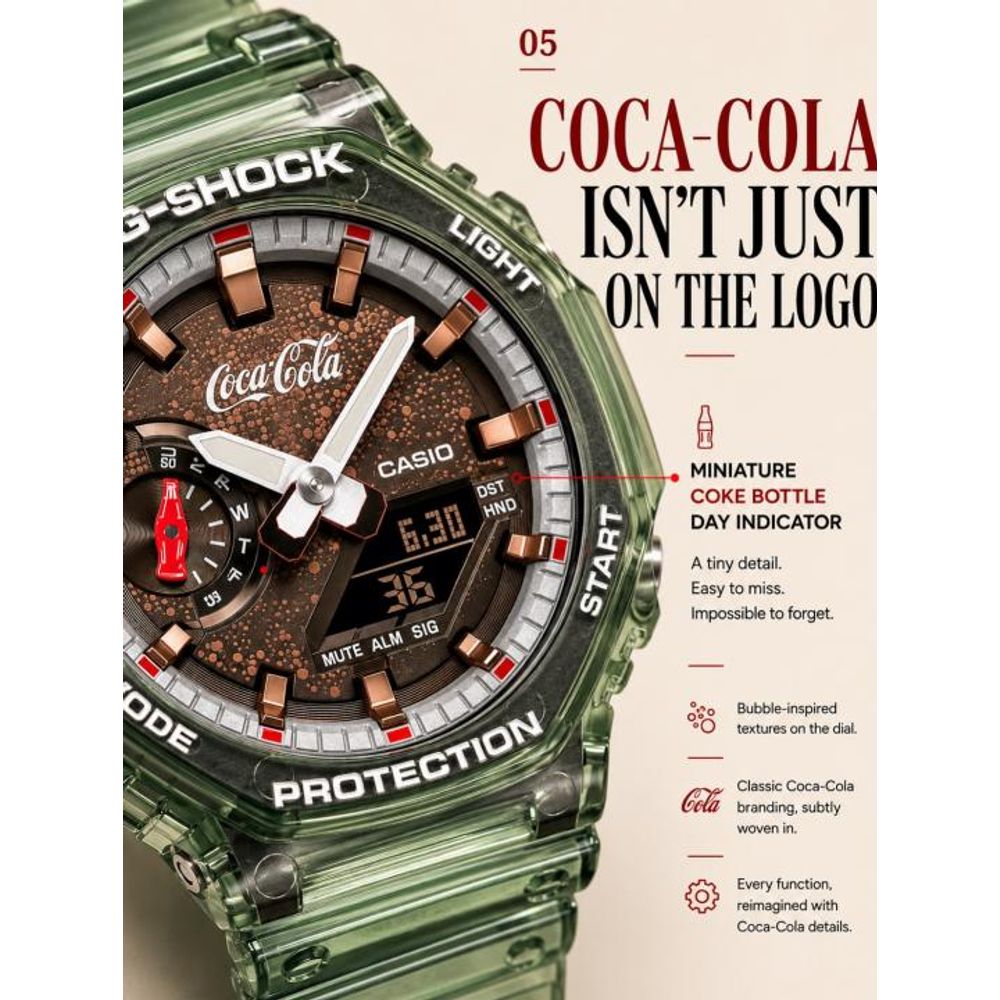 Casio G-Shock GA- 2100CC-3A Coca-Cola Collaboration