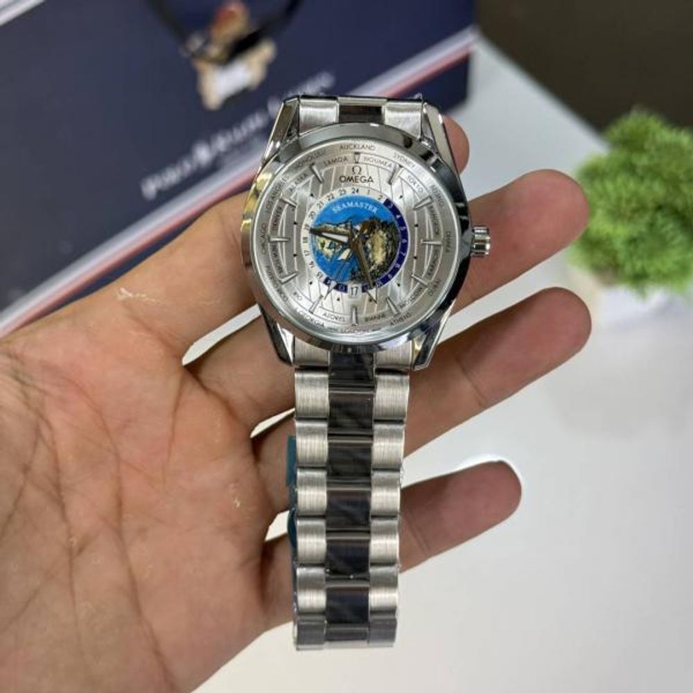 Omegga Seamaster Aqua Terra World Map ( Swift Movement )