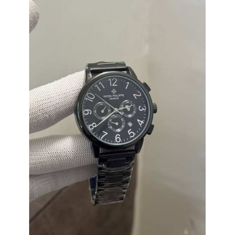 Patek Philippe All Black Chronograph Watch