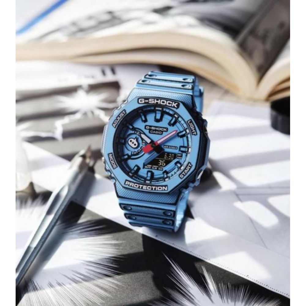 Casio Gshock Ga-2100 Manga Blue