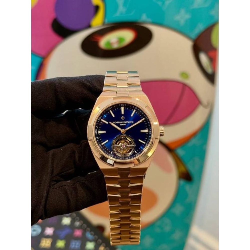 Vachero_on Constantin Overseas Tourbillon copper blue