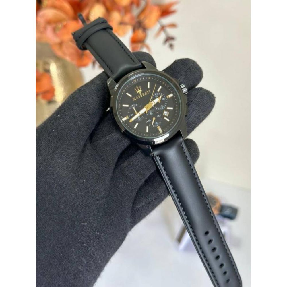 Maserati Chronograph 1st Quality Full Black WC-123