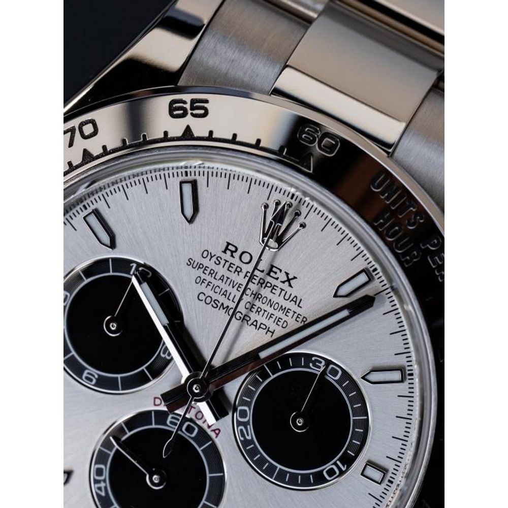 Rolee_x Oyster Perpetual Daytona Chosmograph Silver-Grey-Black Chrono