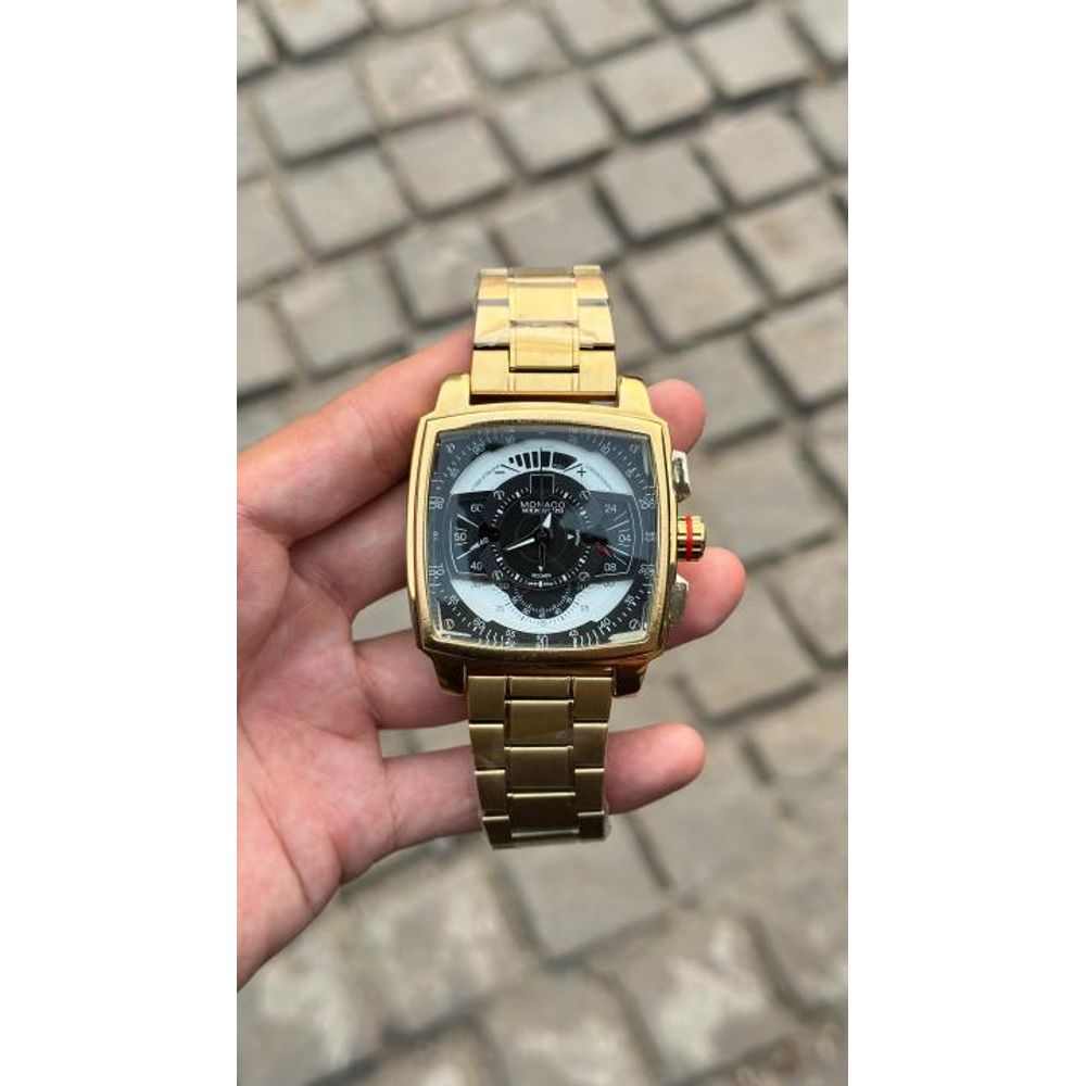 tag huer  Monaco  Mikrograph quartz movement (steel mettal)