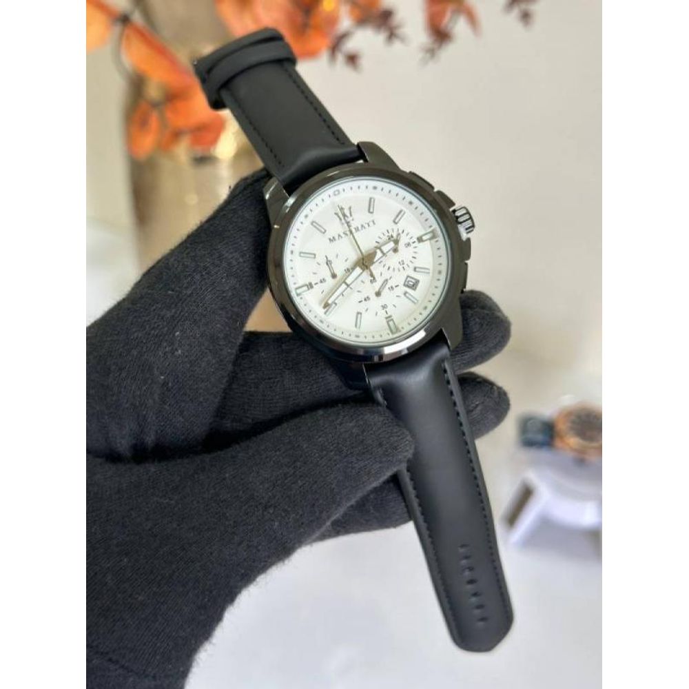 Maserati Chronograph 1st Quality AAA Black White