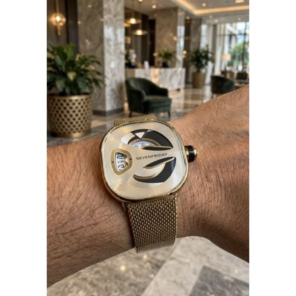 Seven Friday M series Steel watch Gold