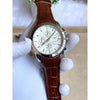Tisot Couturier Chronograph Brown SIlver White AT298